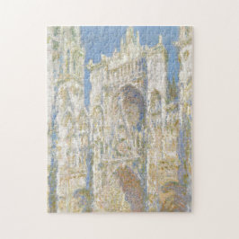 Quebra-cabeça Catedral de Rouen West Facade Sunlight por Monet