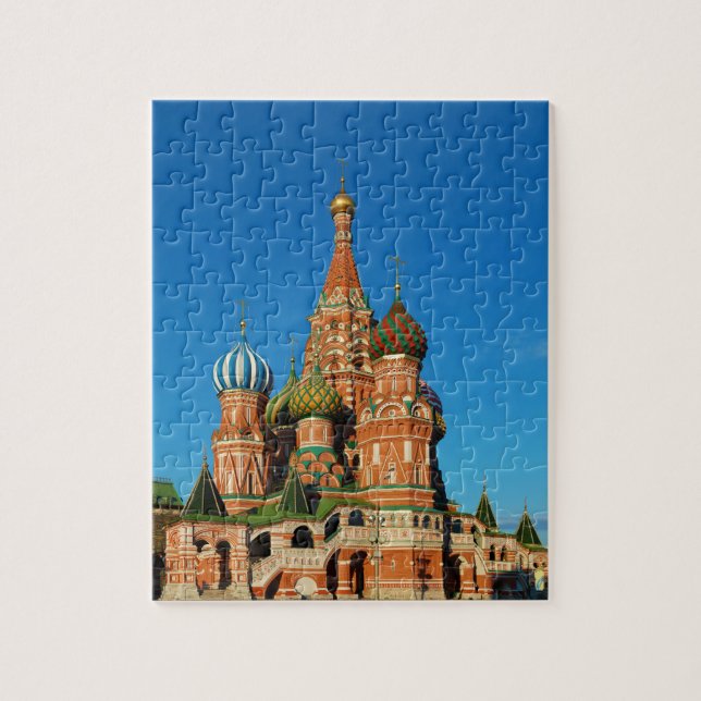 Quebra-cabeça Catedral de São Basílio Moscou Rússia (Vertical)