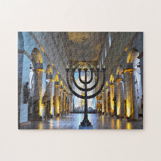 Quebra-cabeça Catedral de Würzburg, Alemanha. (Horizontal)