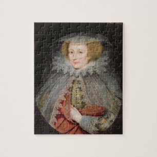 Quebra-cabeça Catherine Killigrew, senhora Jermyn, 1614 (óleo n