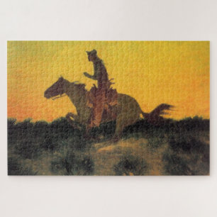 Quebra-cabeça Cavaleiro Contra o Sol (por Remington)