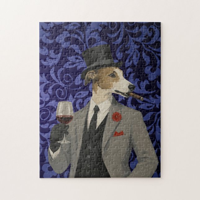 Quebra-cabeça Cavalheiro Galgo Elegante em Puzzle de Quebra-Cabe (Vertical)