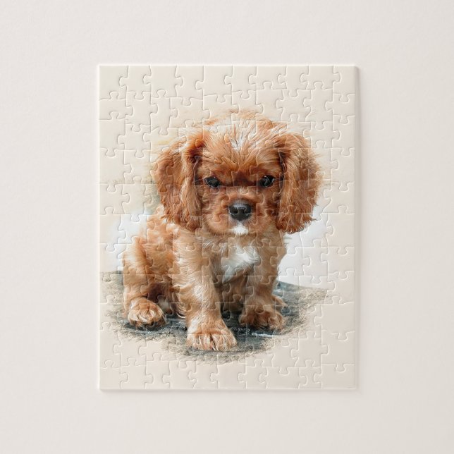Quebra-cabeça Cavalier King Charles Spaniel (Vertical)