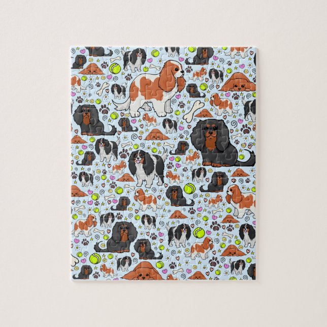 Quebra-cabeça Cavalier King Charles Spaniel (Vertical)