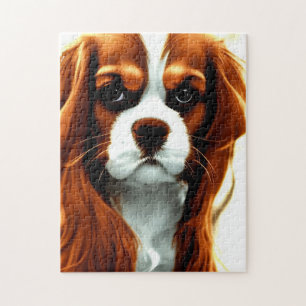 Quebra-cabeça cavalier king charles spaniel blenheim anime