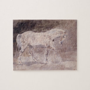 Quebra-cabeça Cavalo Branco (por Eugene Delacroix)