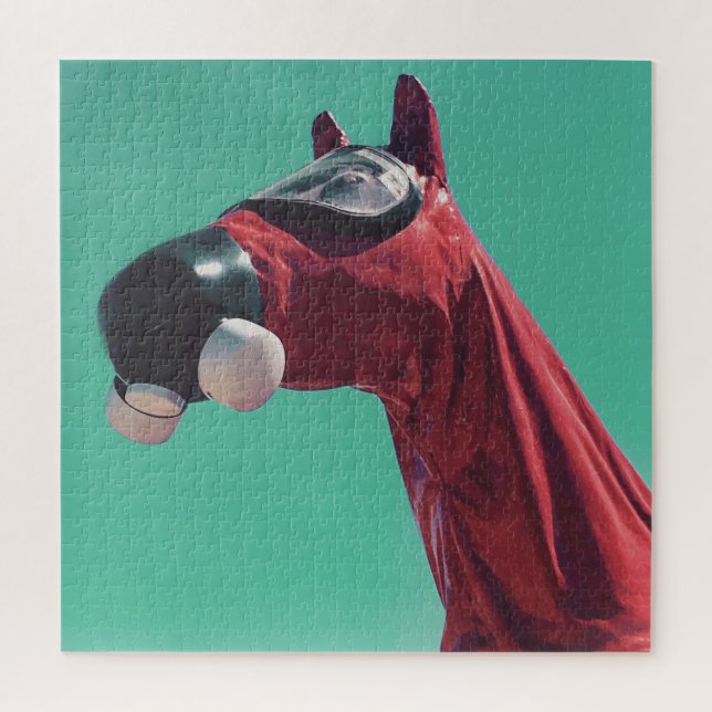 Quebra-cabeça cavalo de guerra fria (Vertical)
