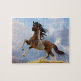 Quebra-cabeça Cavalo de Guerra Pintado
