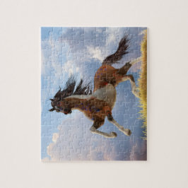 Quebra-cabeça Cavalo de Guerra Pintado