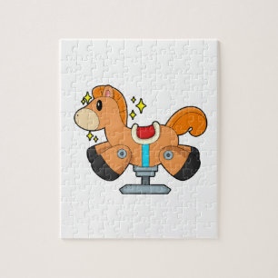 Quebra-cabeça Cavalo-de-pedras