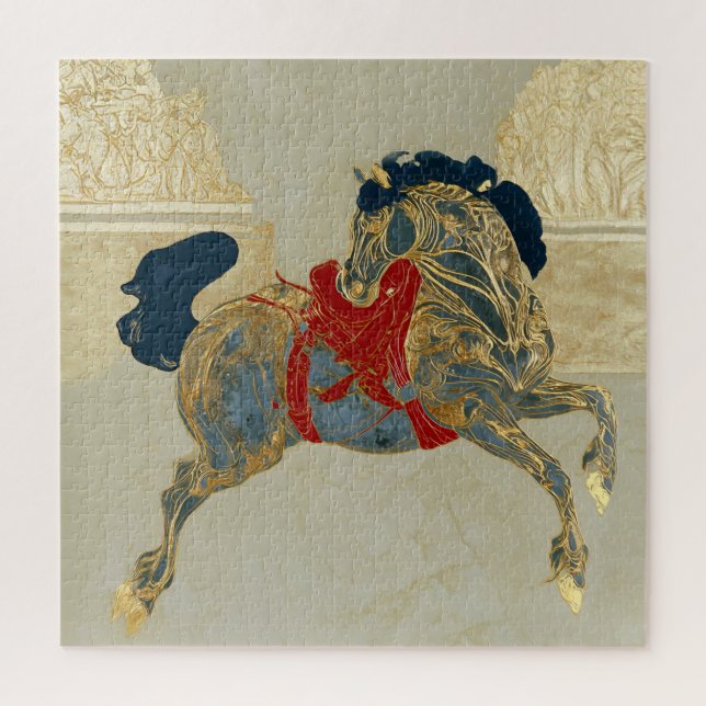 Quebra-cabeça Cavalo Dourado Imperial (Vertical)