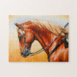 Quebra-cabeça Cavalo ocidental do quarto do prazer da azeda