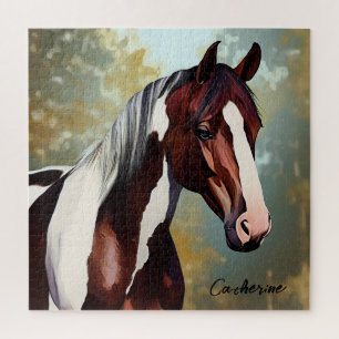 Quebra-cabeça Cavalo Pintado Lindo