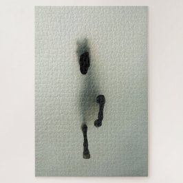 Quebra-cabeça Cavalo Rompendo a Névoa - Arte Abstrata
