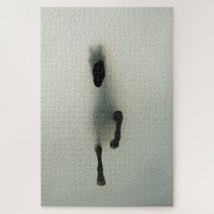 Quebra-cabeça Cavalo Rompendo a Névoa - Arte Abstrata
