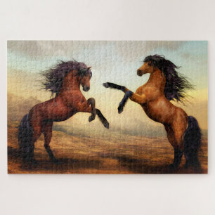 Quebra-cabeça Cavalos