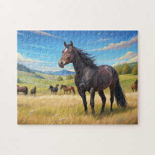Quebra-cabeça Cavalos