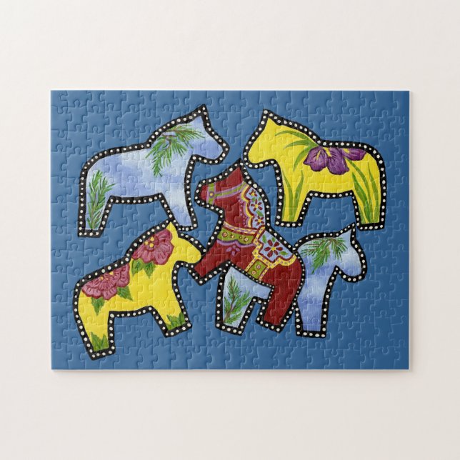 Quebra-cabeça Cavalos de Arte (Horizontal)