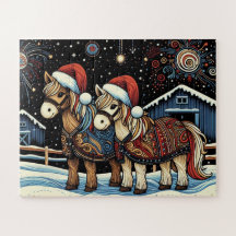 Cavalos de Natal Whimsic