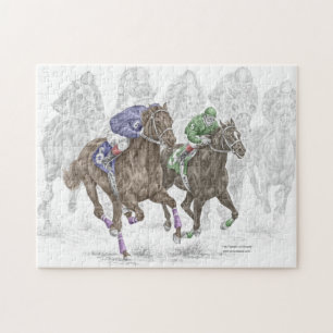 Quebra-cabeça Cavalos de raça de galope