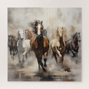 Quebra-cabeça Cavalos Indomados Libertados
