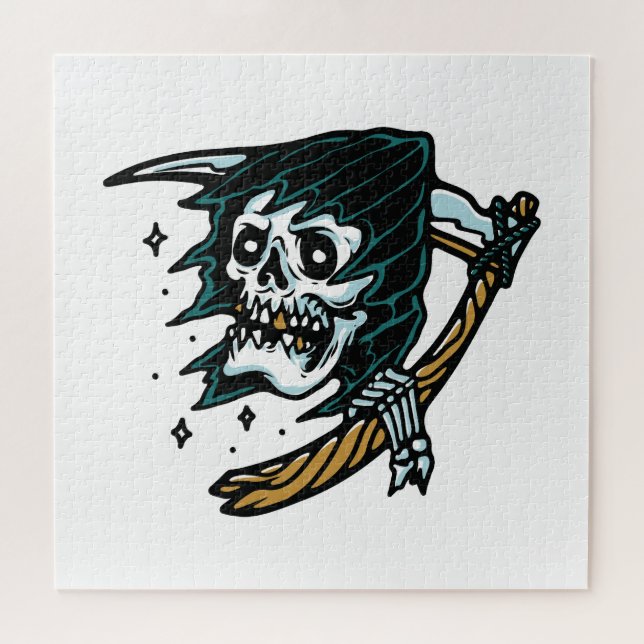 Quebra-cabeça Caveira (Horizontal)