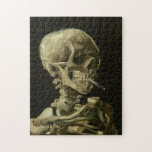 Quebra-cabeça Caveira de Van Gogh com o Cigarro queimado<br><div class="desc">Artista: Vincent Van Gogh Título: Skull of a Skeleton with Burning Cigarette Data: 1885-1886</div>