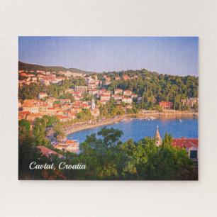Quebra-cabeça Cavtat, Vista da Cidade da Croácia do Mausoléu
