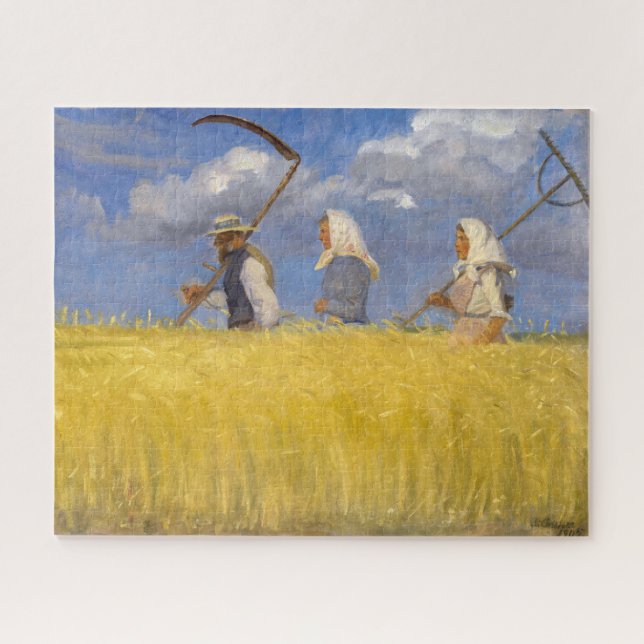 Quebra-cabeça Ceifeiros | Anna Ancher | (Horizontal)