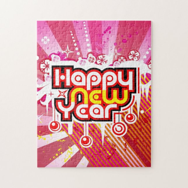 Quebra-cabeça Celebração de Ano Novo (Vertical)