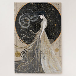 Quebra-cabeça Celestial Muse Dreamy Mulher Cosmica