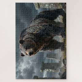 Quebra-cabeça Celtic Spirit Animal Bear Jigsaw Puzzle
