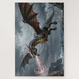 Quebra-cabeça Celtic Spirit Animal Dragon Jigsaw Puzzle