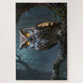 Quebra-cabeça Celtic Spirit Animal Owl Jigsaw Puzzle