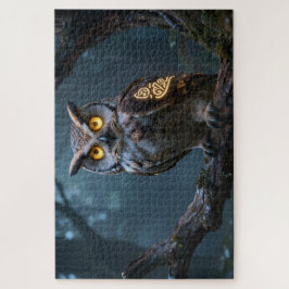 Quebra-cabeça Celtic Spirit Animal Owl Jigsaw Puzzle