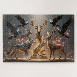 Quebra-cabeça Celtic Spirit Animal Totem Jigsaw Puzzle