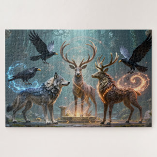 Quebra-cabeça Celtic Spirit Animal Totem Jigsaw Puzzle