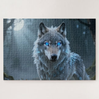 Quebra-cabeça Celtic Spirit Animal Wolf Jigsaw Puzzle
