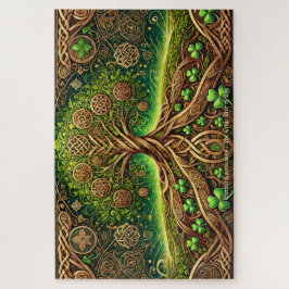 Quebra-cabeça Celtic Tree of Life, Intricate Knotwork Irish