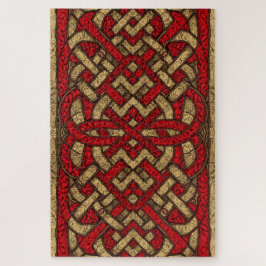 Quebra-cabeça Celtic Welsh Knotwork Jigsaw Puzzle