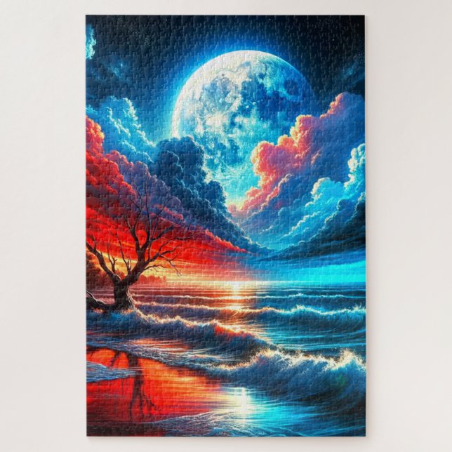 Quebra-cabeça Cena da Lua (Vertical)