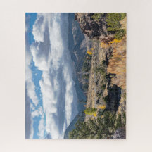 Cena da montanha Wyoming perto de Yellowstone Park