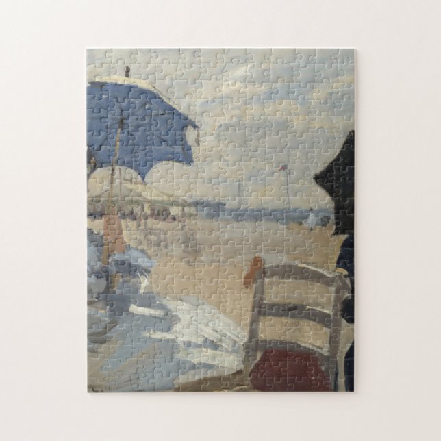 Quebra-cabeça Cena da praia de Claude Monet (Vertical)