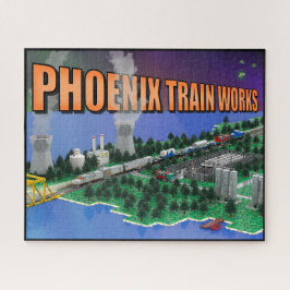 Quebra-cabeça Cena da PTW Atomic Train e Usina de Energia