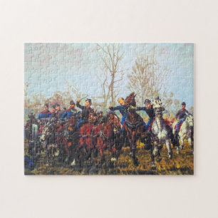 Quebra-cabeça Cena de Batalha da Guerra Civil 1887 William T Tre