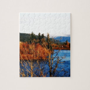 Quebra-cabeça Cena de Inverno Columbia Gorge