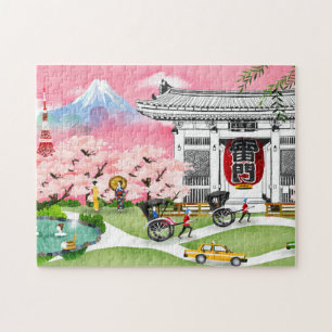 Quebra-cabeça Cena de Japão