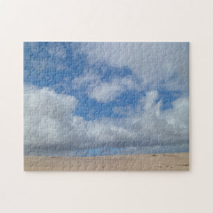 Quebra-cabeça Cena de Praia Azul Sky