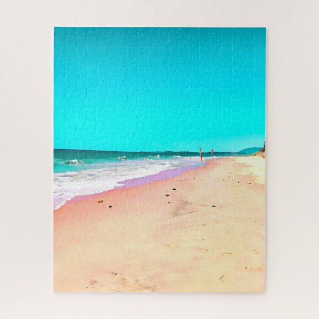 Quebra-cabeça Cena de praia de Port Macquarie, Austrália (Vertical)