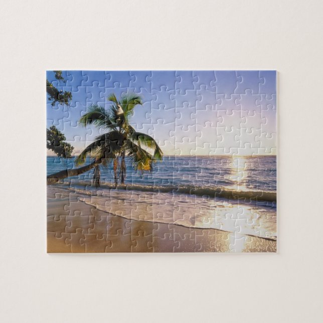 Quebra-cabeça Cena de praia Quebra-cabeça-tropical do jogo (Horizontal)